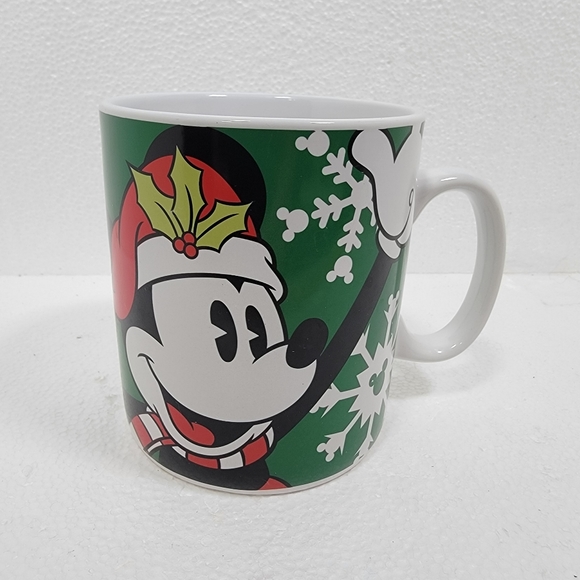 Set of 2 Disney Galerie Huge Mickey & Minnie Mouse Christmas Coffee Mugs - Picture 11 of 16